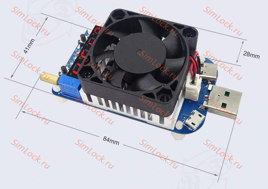 Электронная нагрузка RD-HD35, 4-25V, 0,05-5A, 35W