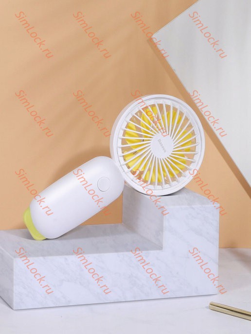 Портативный вентилятор Baseus Firefly mini fan White, CXYHC-02