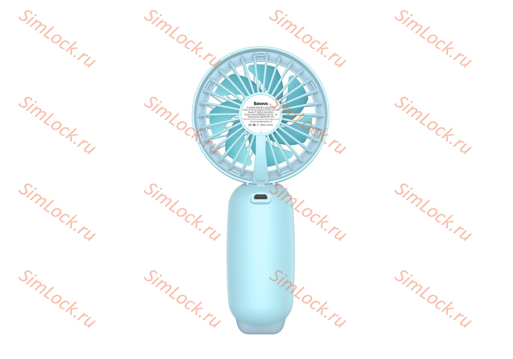 Портативный вентилятор Baseus Firefly mini fan Blue, CXYHC-03