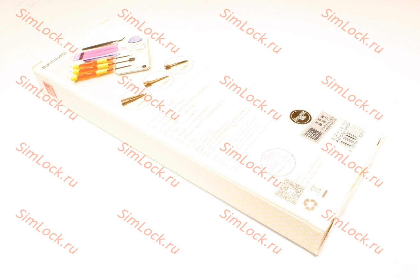 Набор инструментов Baseus для разбора iPhone 8+, T0,8, Y0,6, крестовая 1,5, пинцет, присоска, две пластиковые лопатки и скотч для аккумулятора, ACDM-IP8P