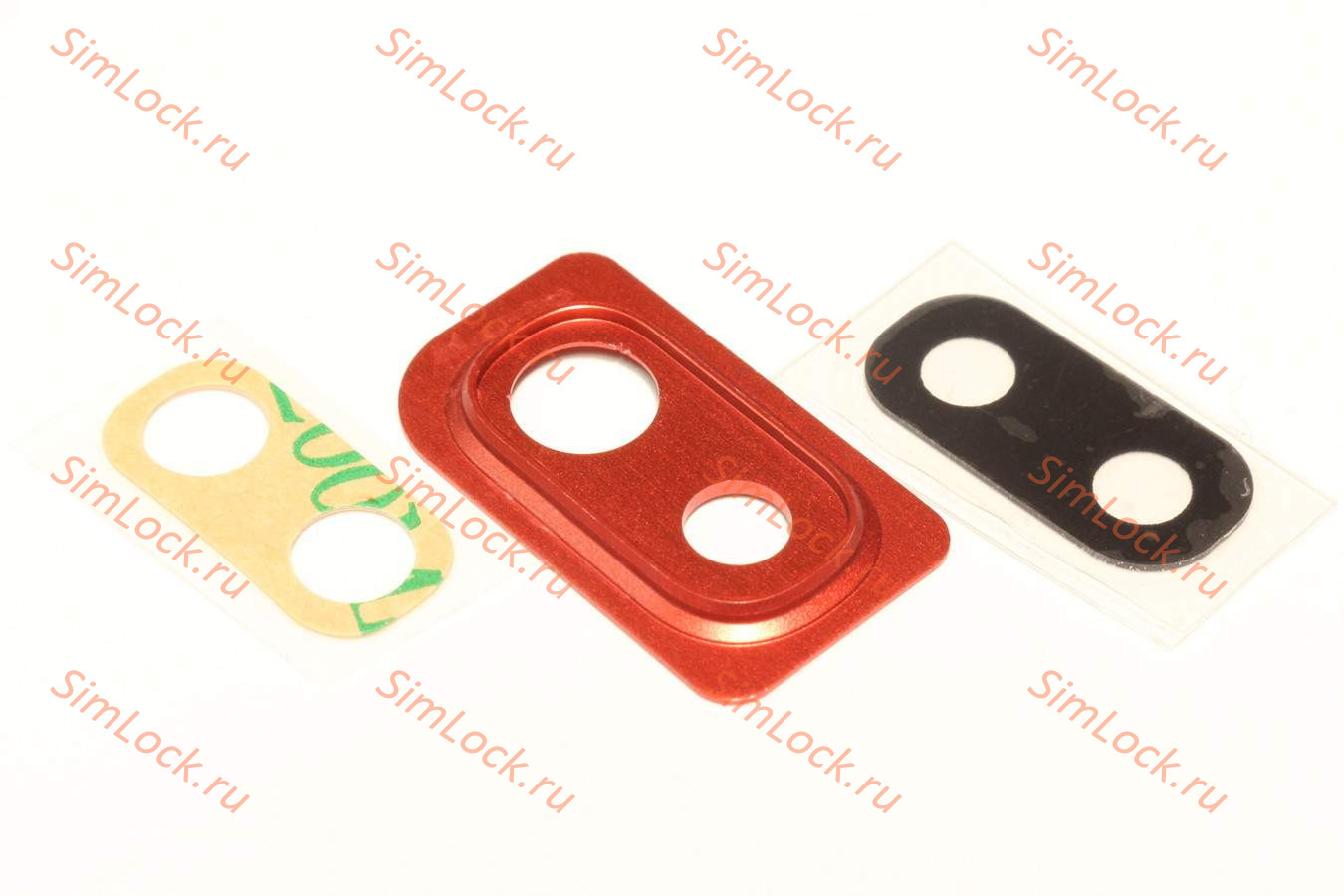 Стекло камеры Samsung A105F Galaxy A10 с красной рамкой