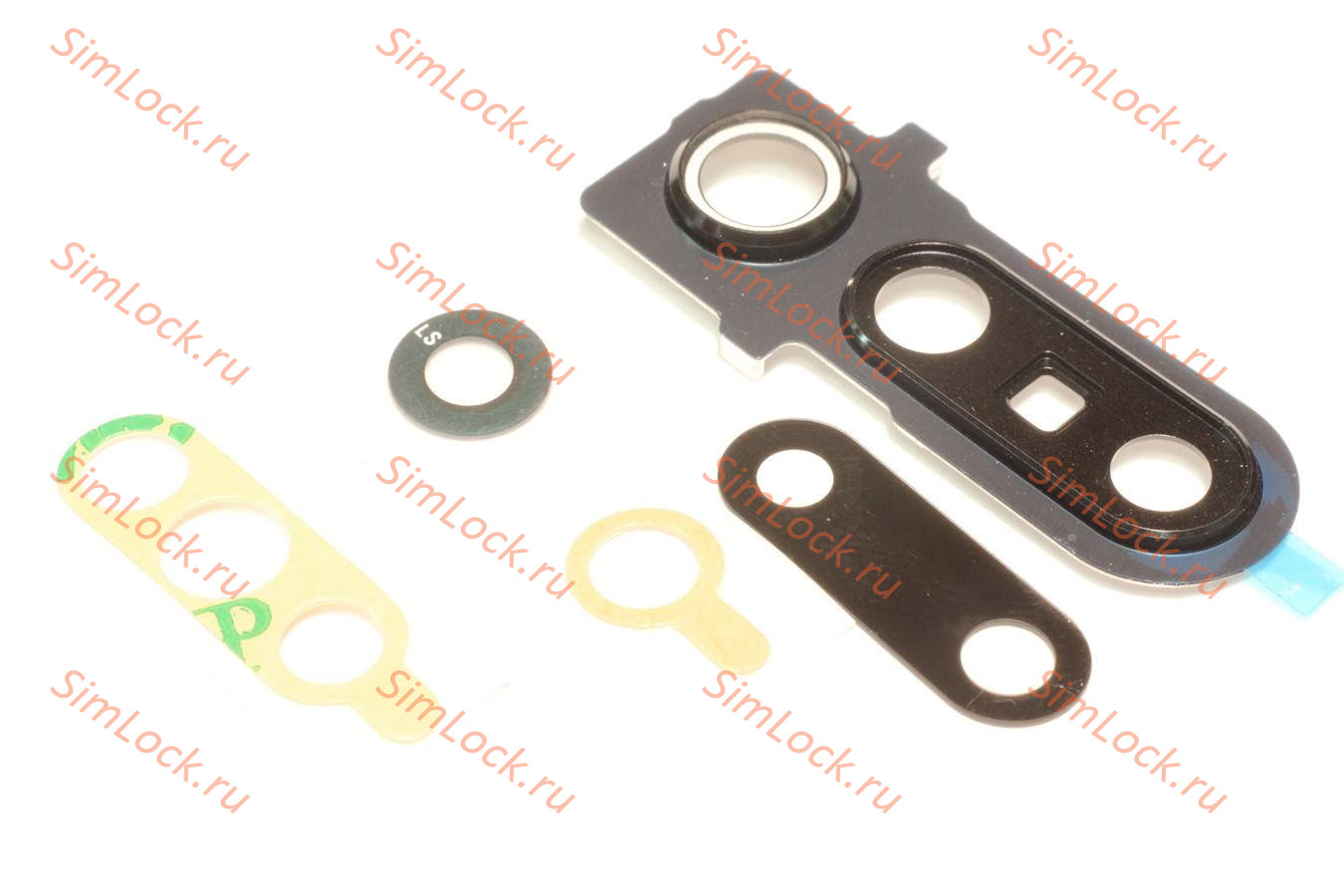 Стекло камеры Honor View 20 (PCT-L29) с черной рамкой