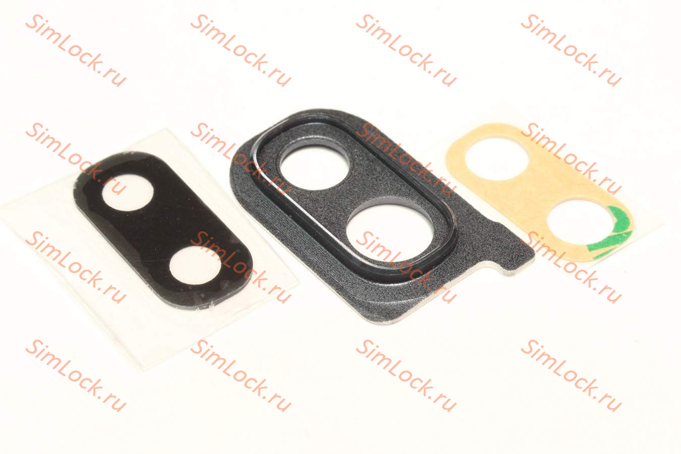 Стекло камеры Samsung A405F Galaxy A40 с черной рамкой