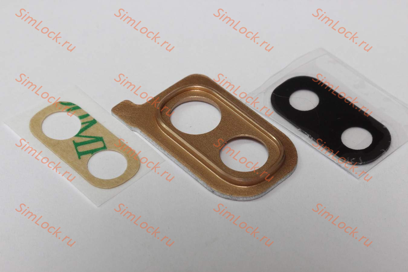 Стекло камеры Samsung A405F Galaxy A40 с красной рамкой