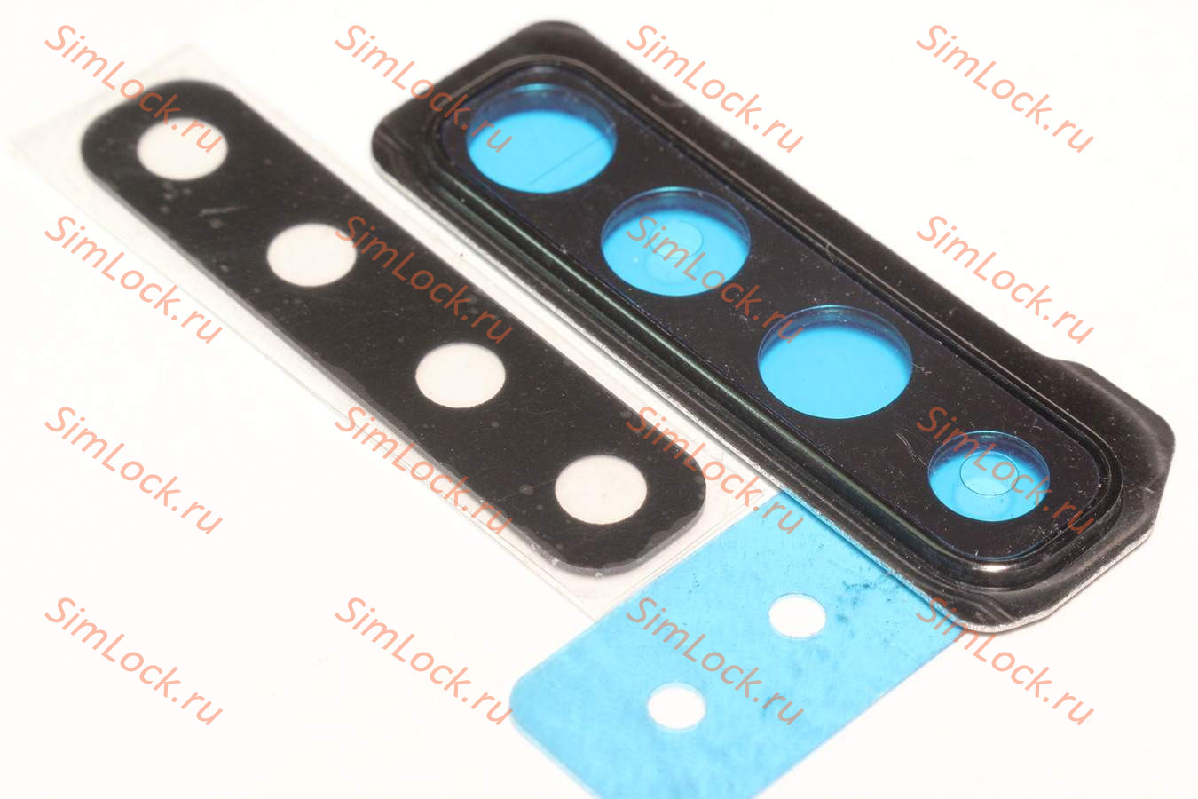 Стекло камеры Samsung A920F/DS Galaxy A9 с черной рамкой