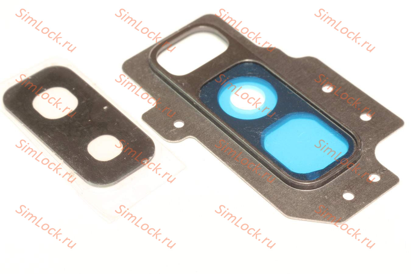 Стекло камеры Samsung G965F Galaxy S9+ с серой рамкой