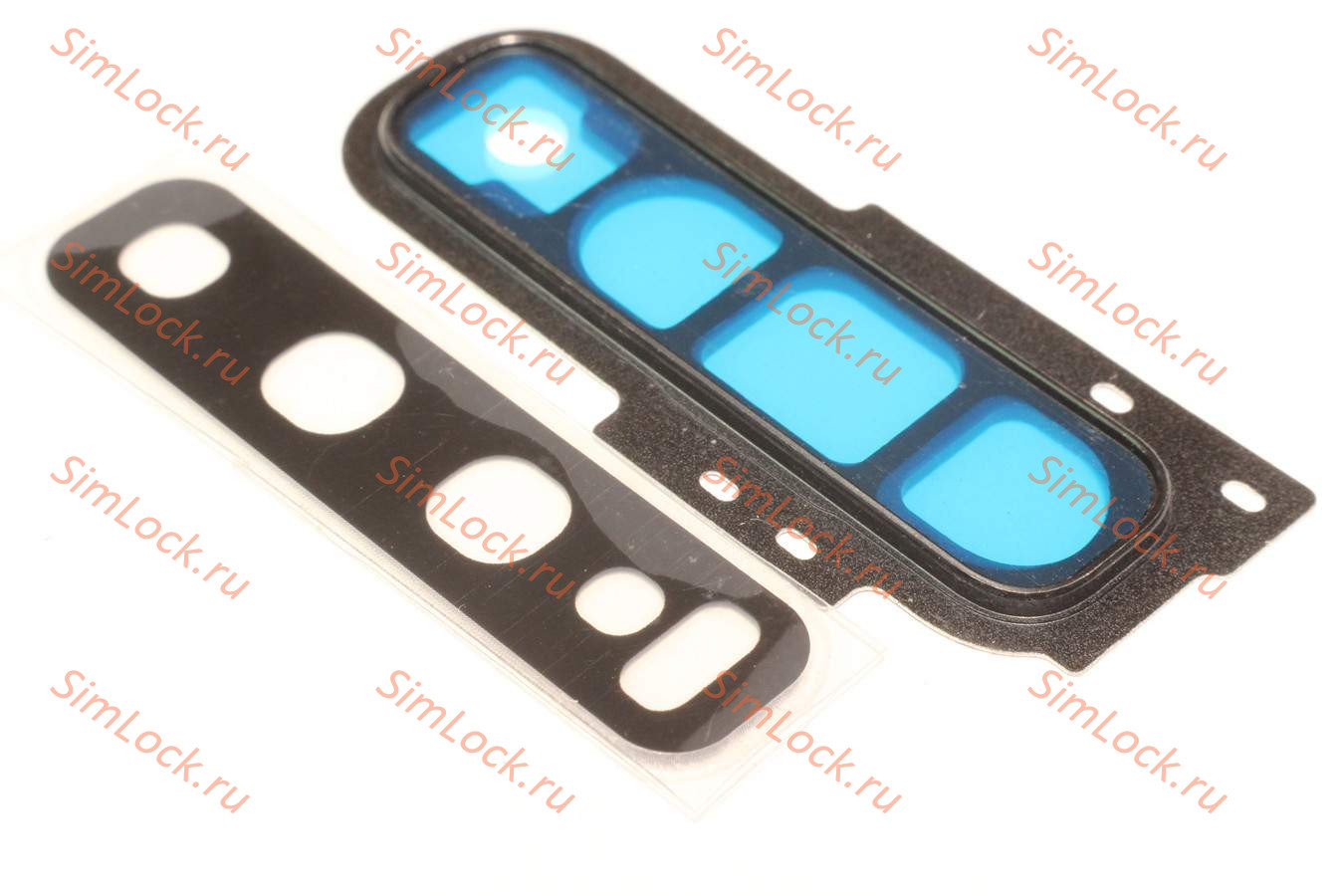 Стекло камеры Samsung G973F Galaxy S10 с черной рамкой