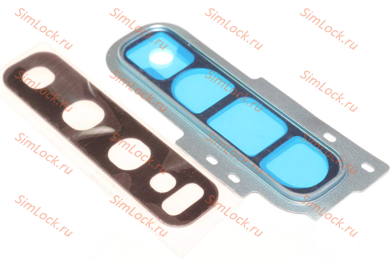 Стекло камеры Samsung G973F Galaxy S10 с зеленой рамкой