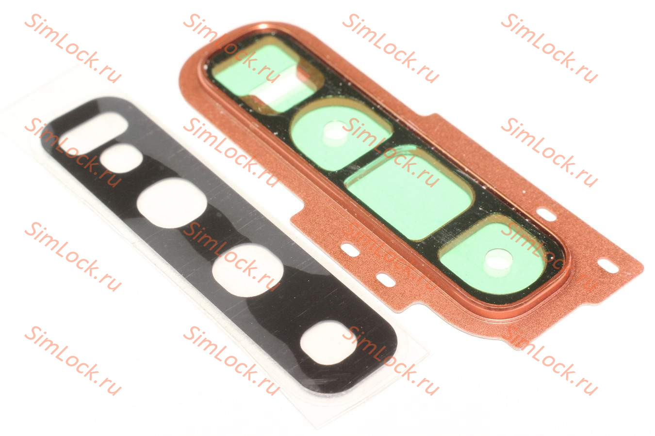 Стекло камеры Samsung G973F Galaxy S10 с красной рамкой