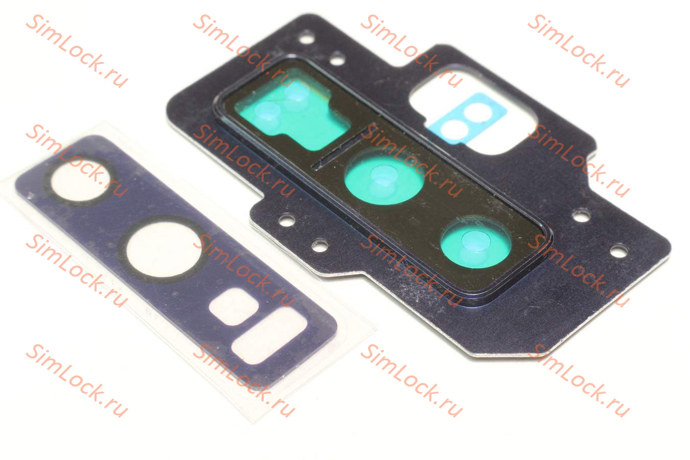 Стекло камеры Samsung N960F Galaxy Note 9 с синей рамкой