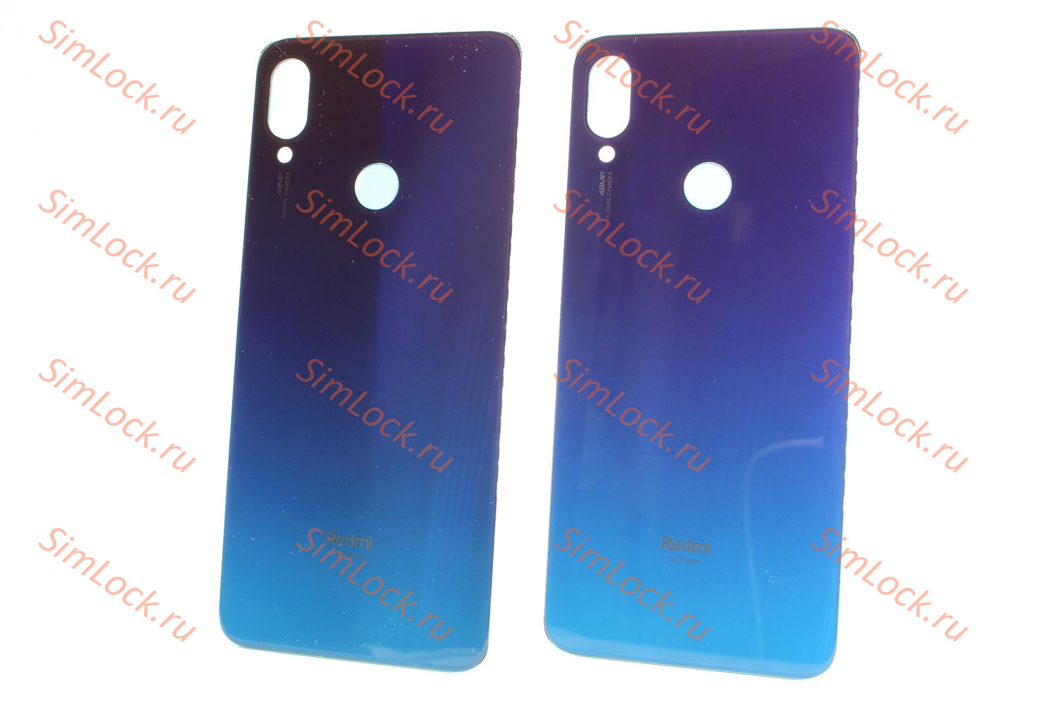 Задняя крышка Xiaomi Redmi Note 7, синий, К-2