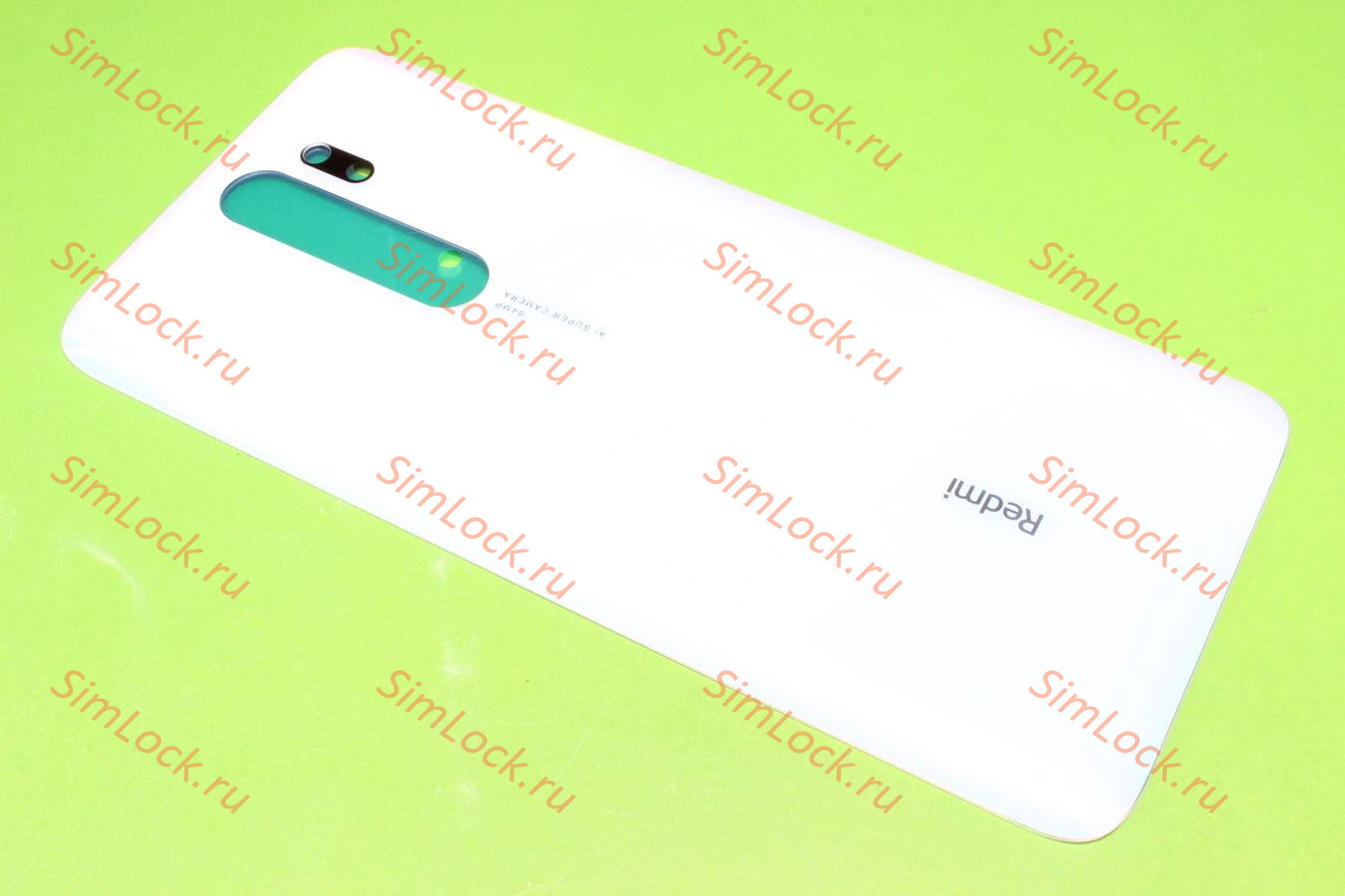 Задняя крышка Xiaomi Redmi Note 8 Pro, белый, перламутровый, К-1