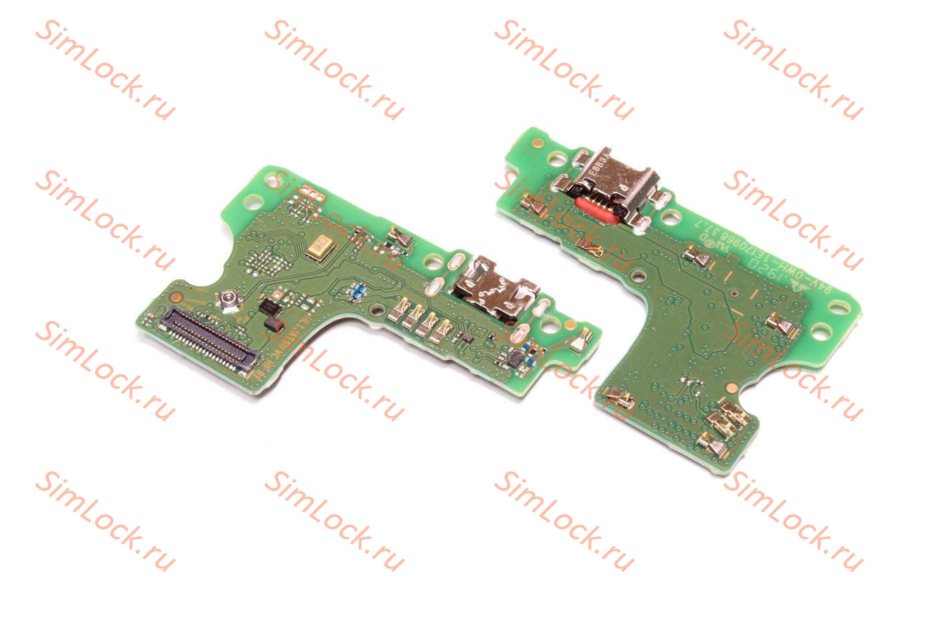 Нижняя плата (шлейф) Honor 8A (JAT-LX1, JAT-L21), Huawei Y6 2019, Y6s с разъемом зарядки, К-2