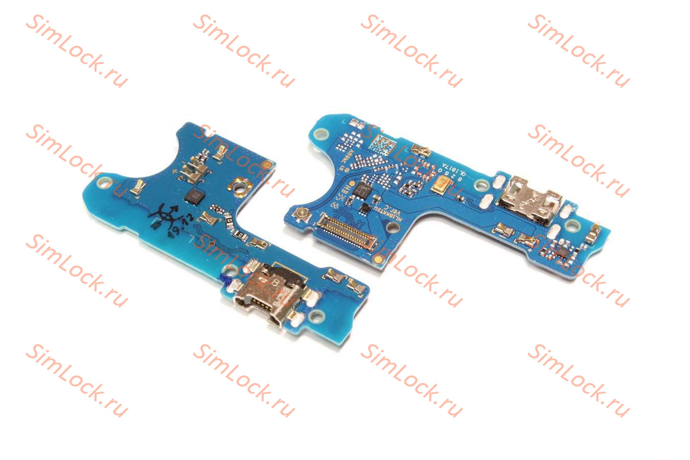 Нижняя плата (шлейф) Honor 8C (BKK-L21) с разъемом зарядки, К-1