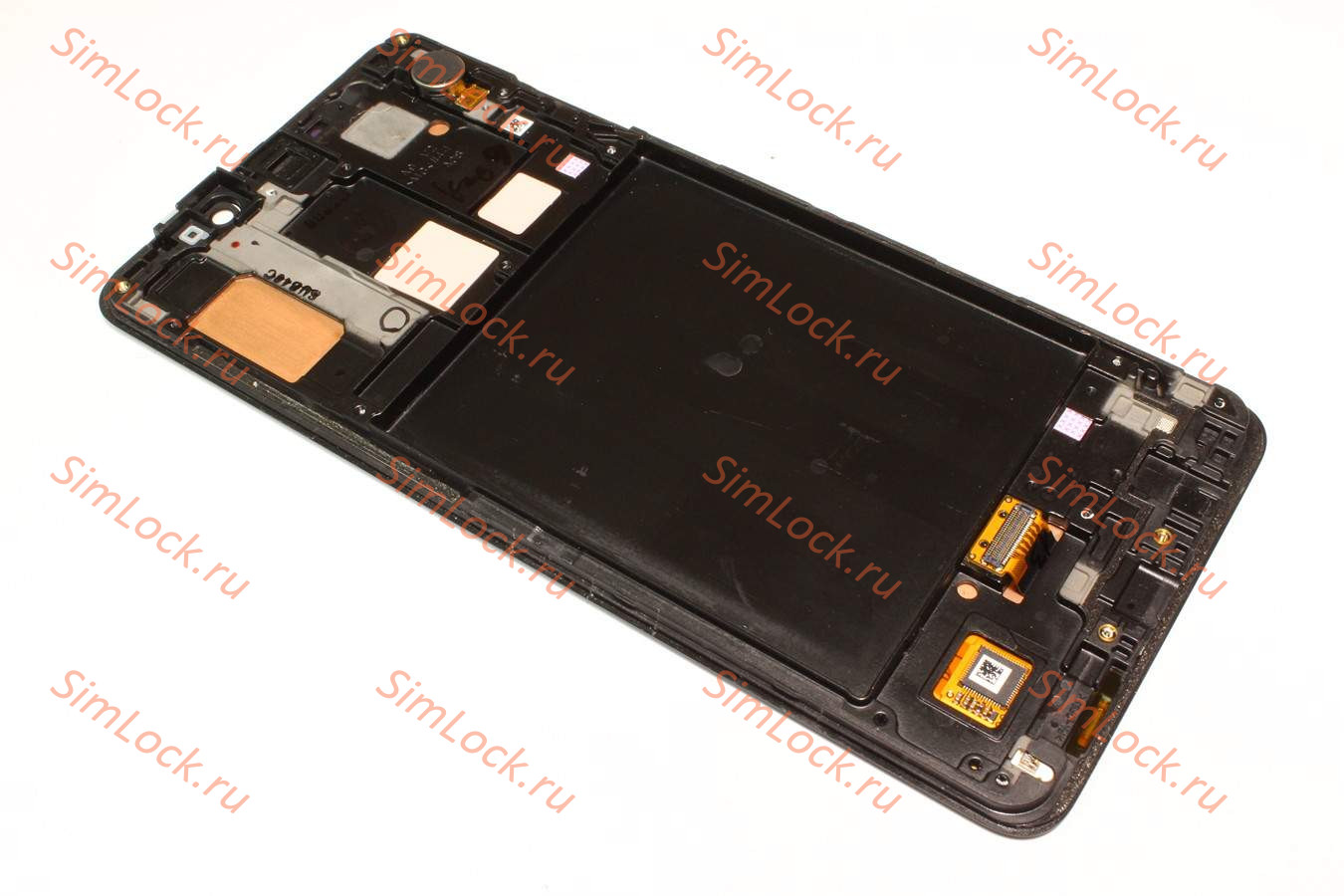 Дисплей Samsung A920F/DS Galaxy A9, оригинал, в рамке, снят с нового телефона