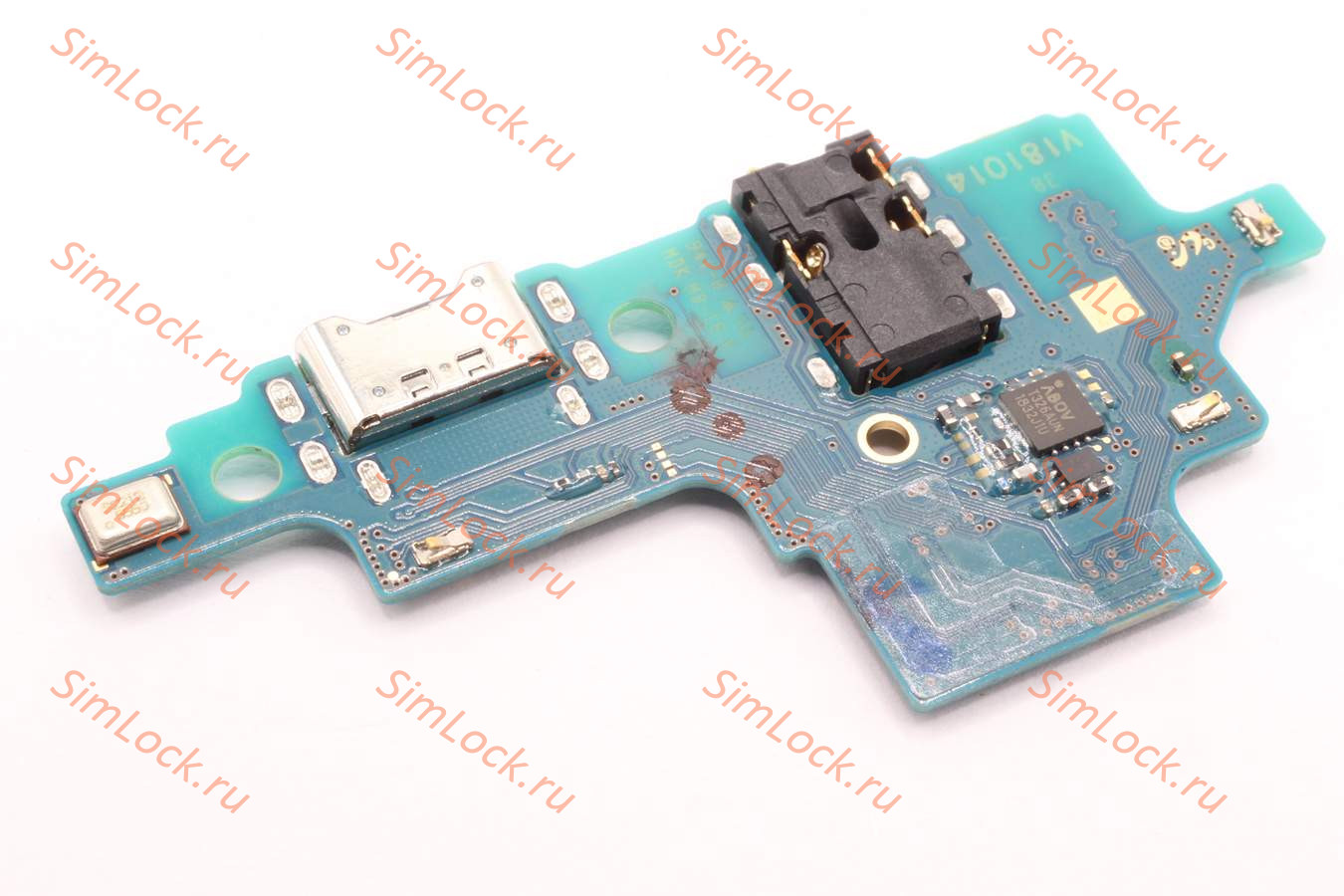 Нижняя плата (шлейф) Samsung A920F Galaxy A9 с разъемом зарядки, оригинал