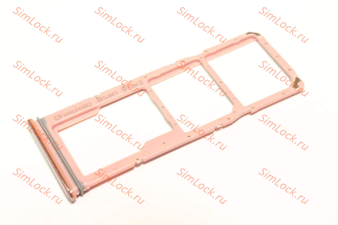 Лоток SIM Samsung Galaxy A920F Galaxy A9 (2018), розовый, оригинал