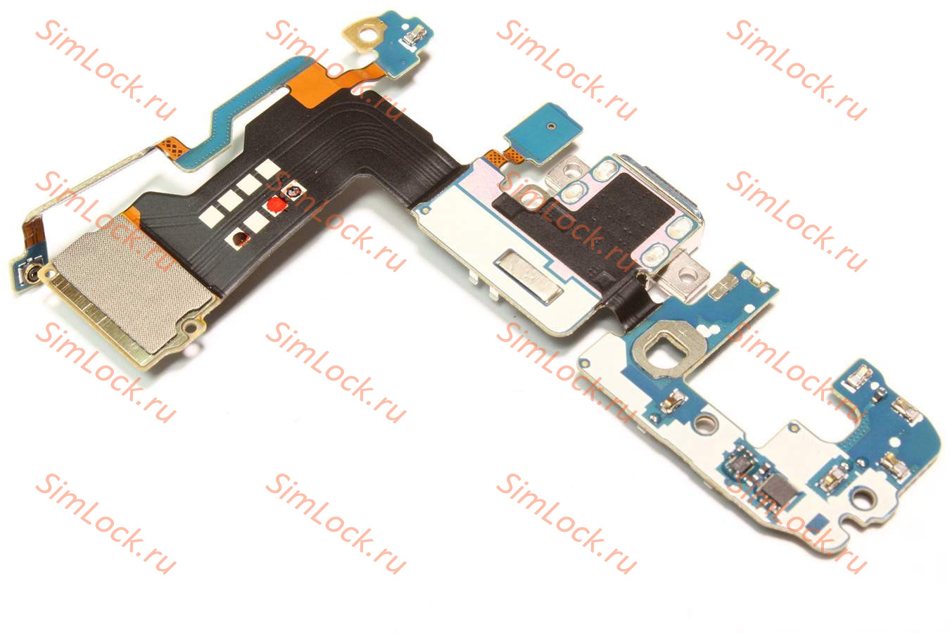 Нижняя плата (шлейф) Samsung G965F Galaxy S9 Plus с разъемом зарядки, оригинал