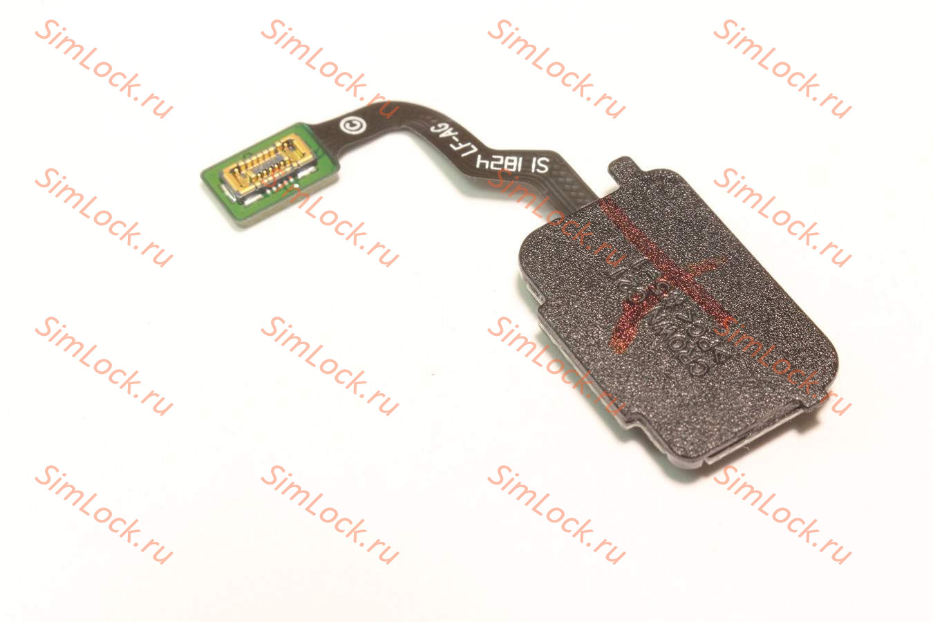 Шлейф со сканером отпечатка Samsung N960 Galaxy Note 9, черный, оригинал