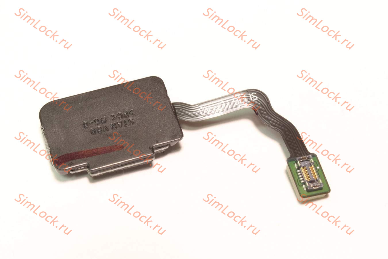 Шлейф со сканером отпечатка Samsung G965, Galaxy S9 Plus, S9+, титан, оригинал