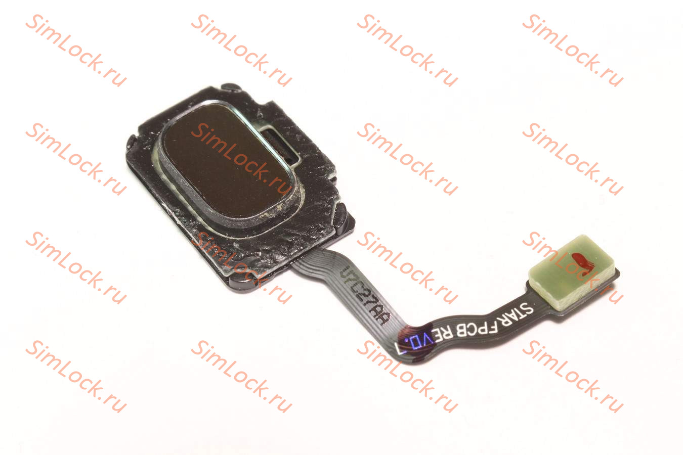 Шлейф со сканером отпечатка Samsung G965, Galaxy S9 Plus, S9+, титан, оригинал