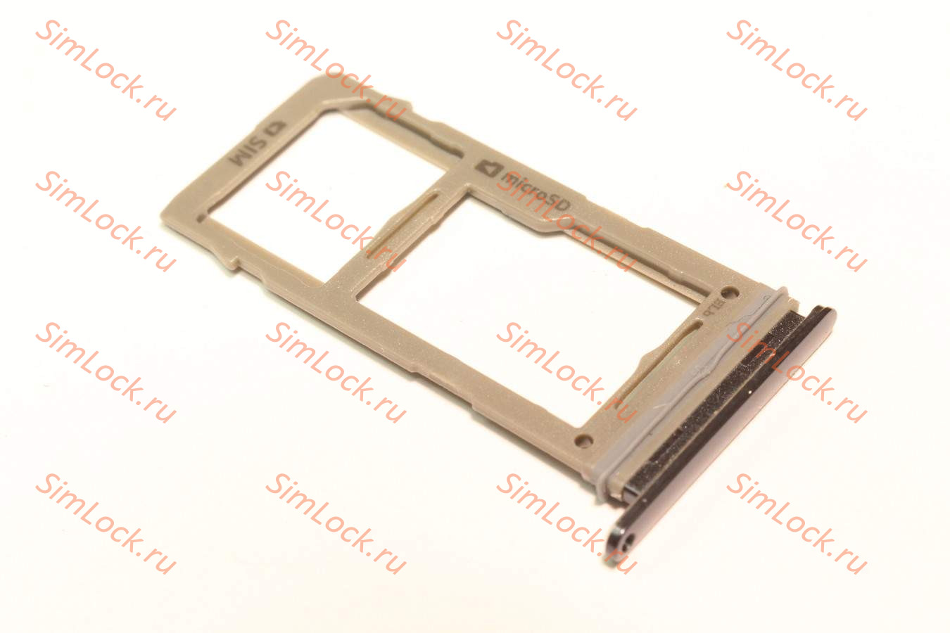 Лоток SIM Samsung G970 Galaxy S10e, G973 Galaxy S10, G975 Galaxy S10 Plus, черный, оригинал