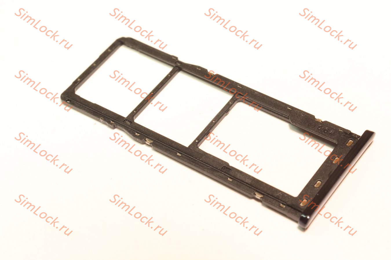 Лоток SIM Samsung A750F Galaxy A7 (2018), черный, оригинал