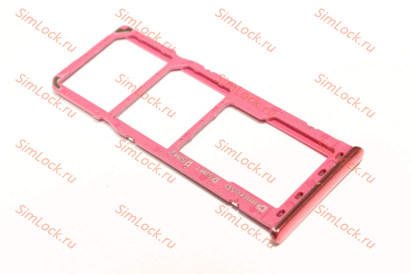 Лоток SIM Samsung A750F Galaxy A7 (2018), розовый, оригинал