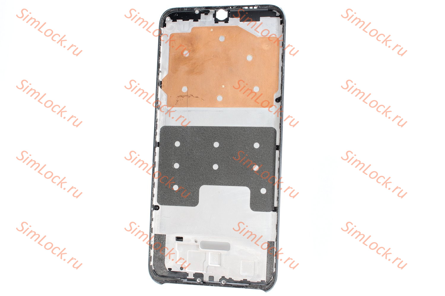 Рамка дисплея Honor 8A (JAT-LX1), черный, оригинал, с разбора