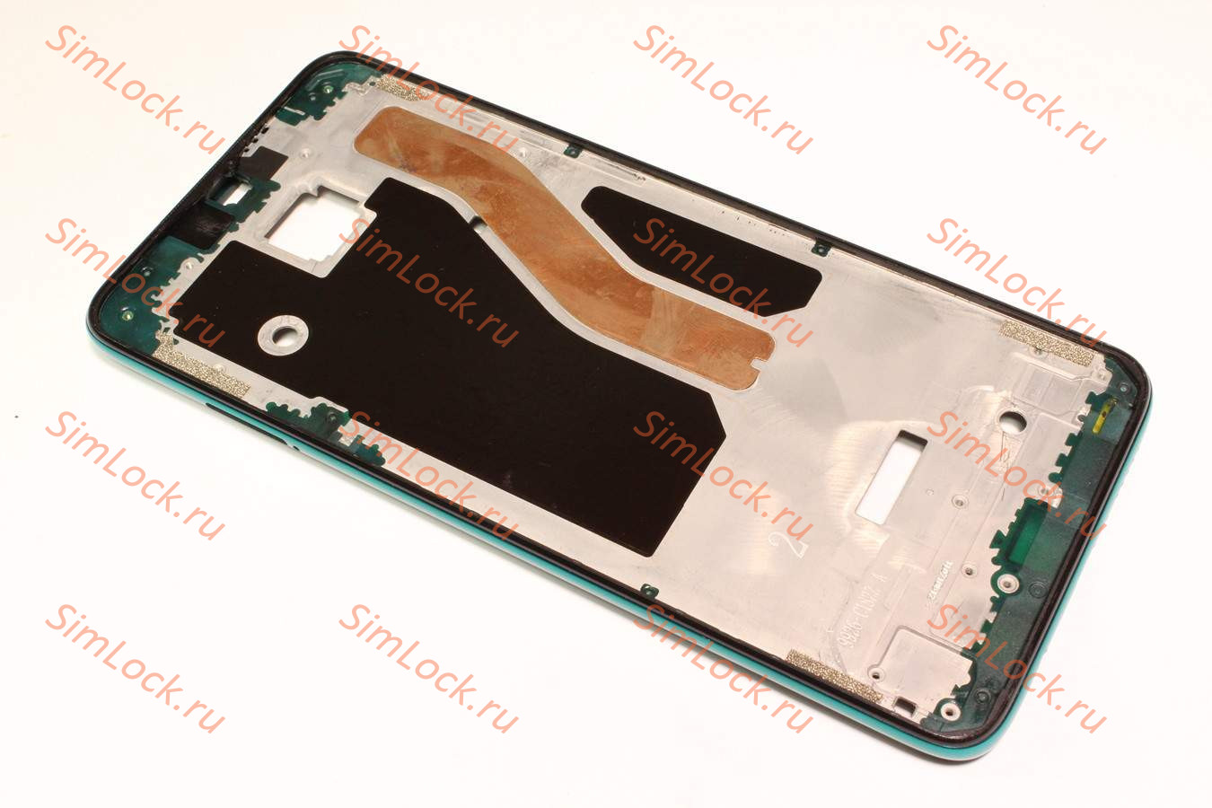 Рамка дисплея Xiaomi Redmi Note 8 Pro, зеленый, с разбора