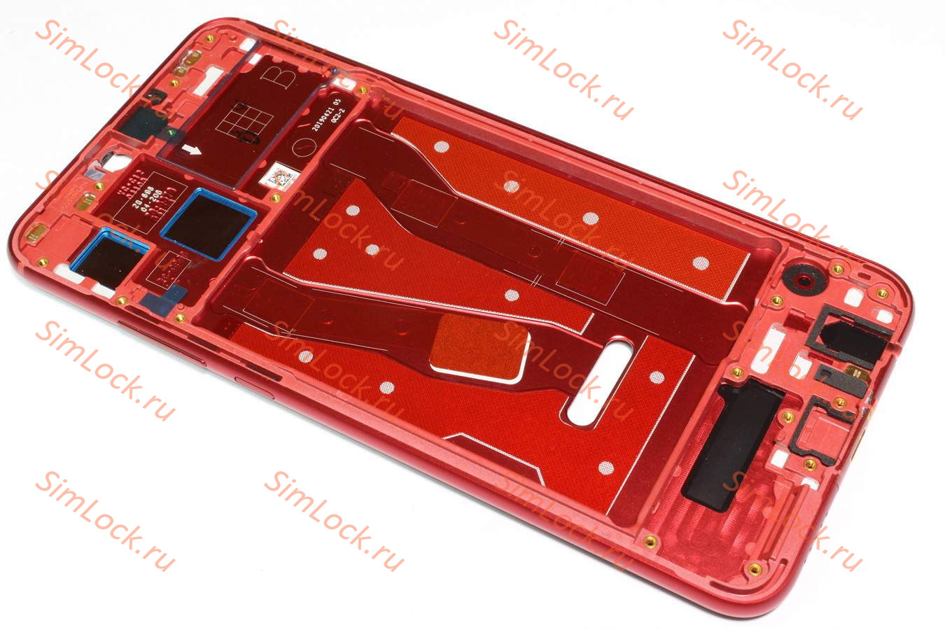 Рамка дисплея Honor 8X (JSN-L21), красный, К-2