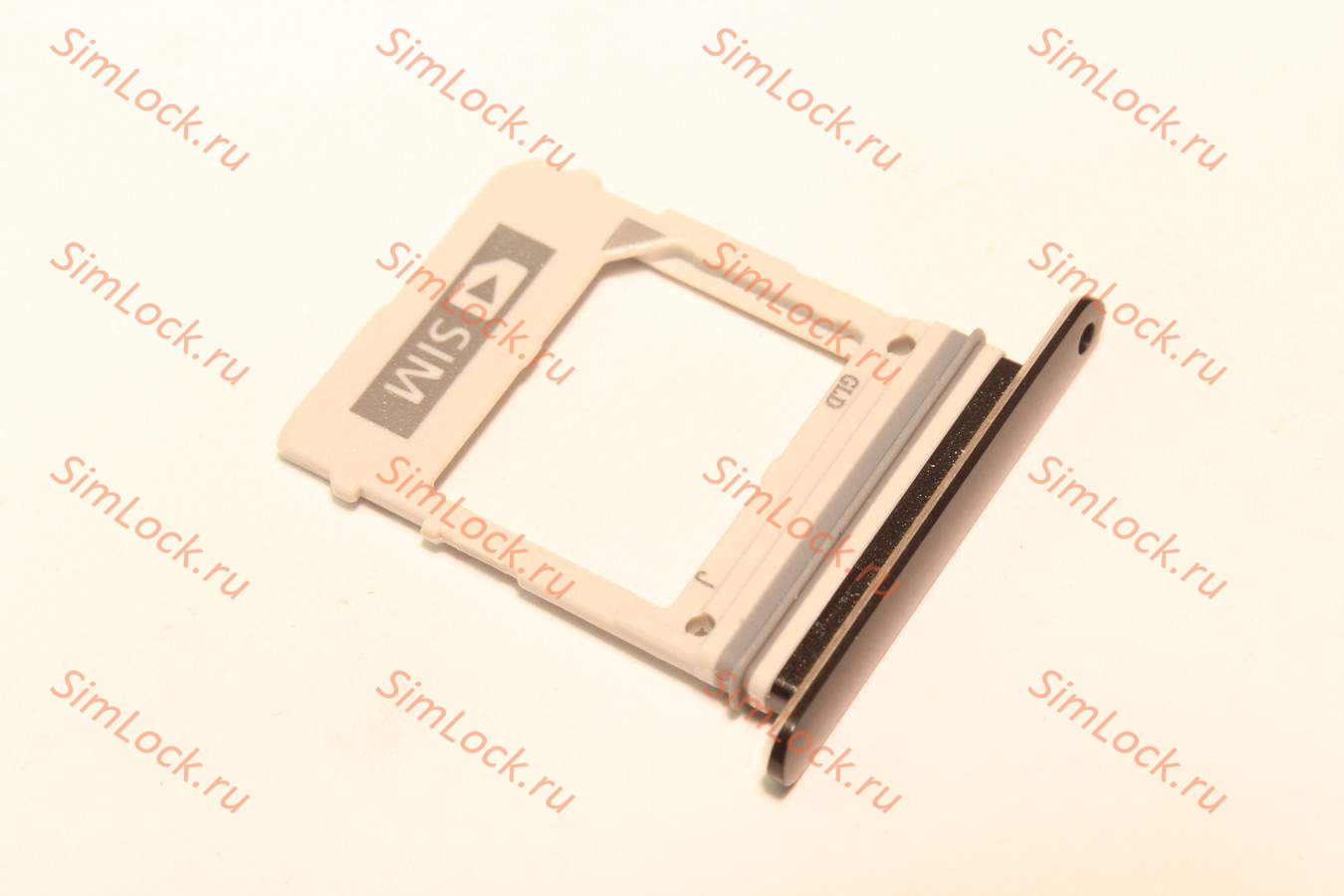 Лоток SIM Samsung A530 Galaxy A8 (2018), A730F Galaxy A8+ (2018), черный, оригинал