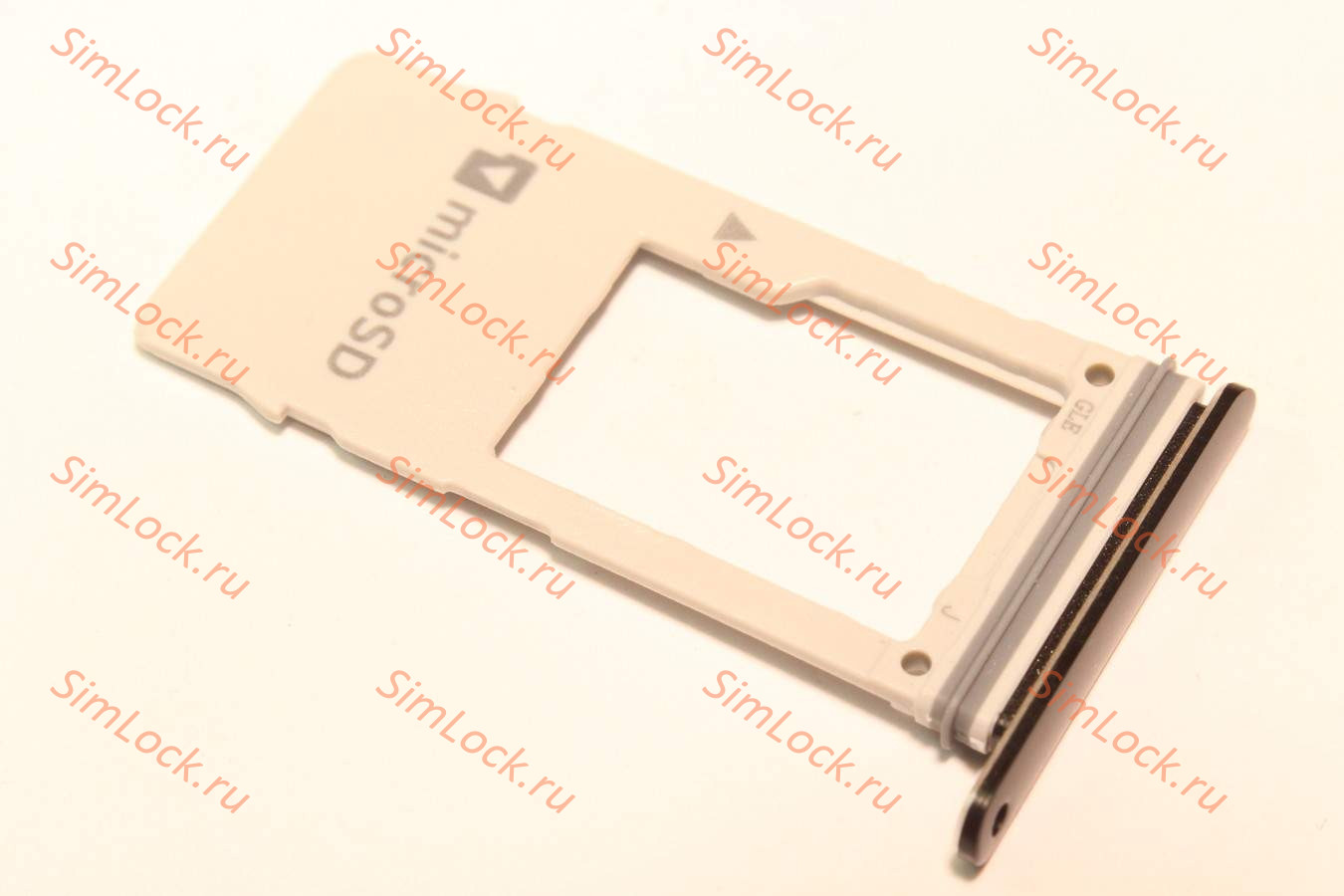 Лоток microSD Samsung A530 Galaxy A8 (2018), A730F Galaxy A8+ (2018), черный, оригинал