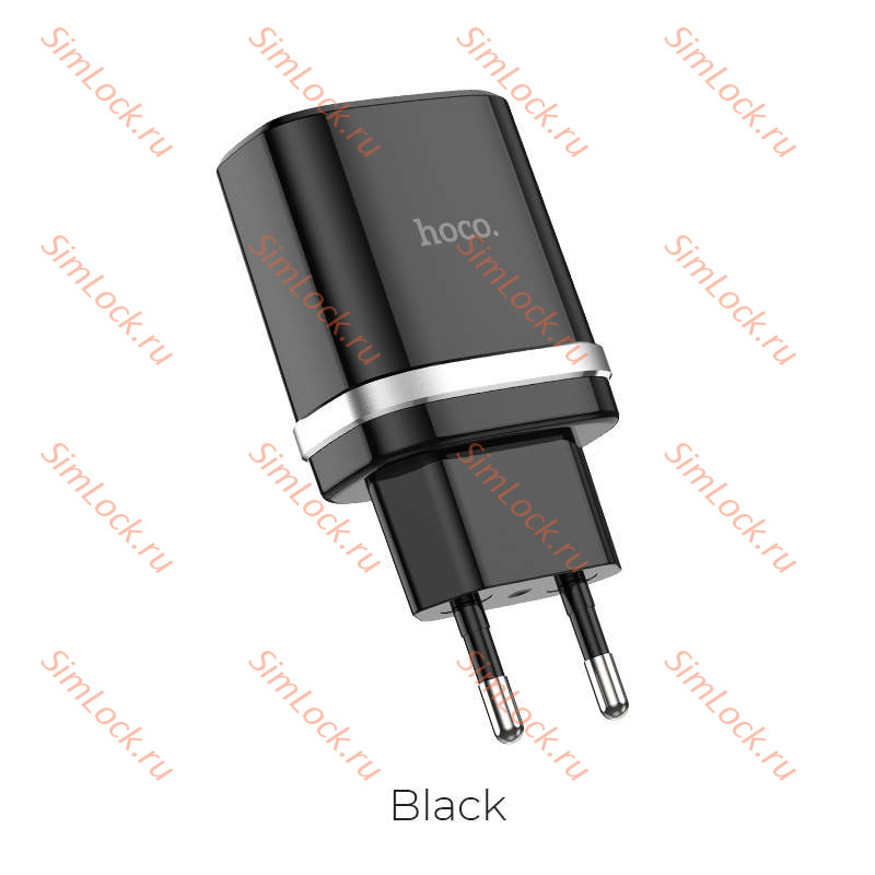 СЗУ HOCO C12Q Smart, 3A, черный, 18W, QC3.0 / QC2.0