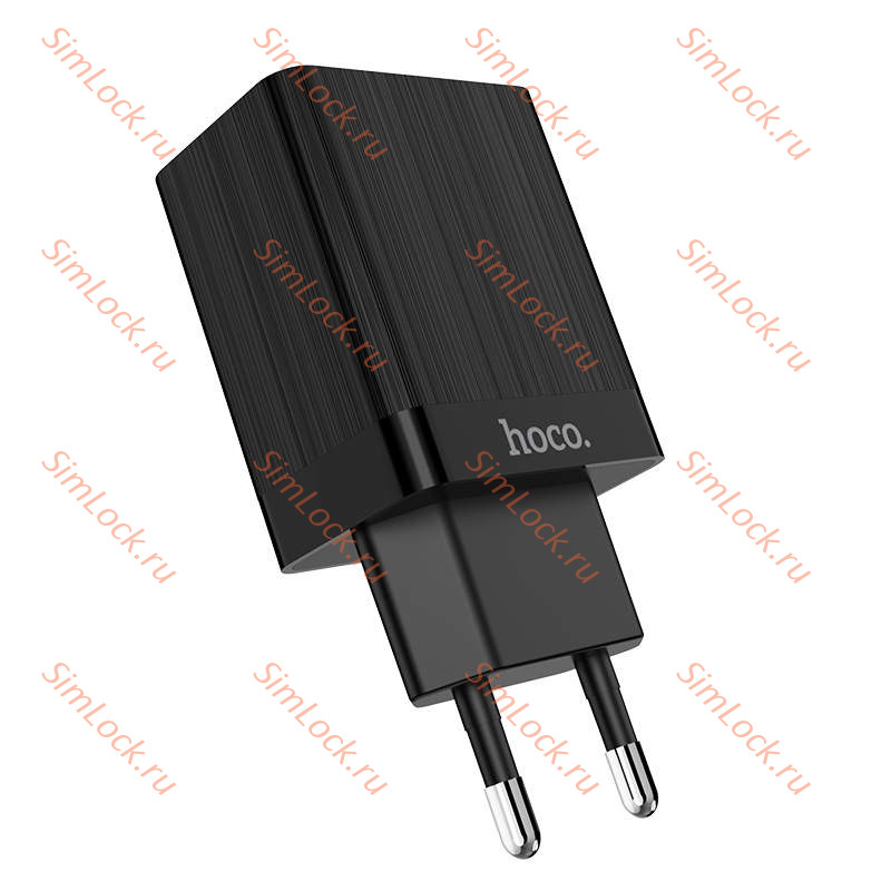 СЗУ HOCO C51A Prestige, 3.4A, черный, двойной USB