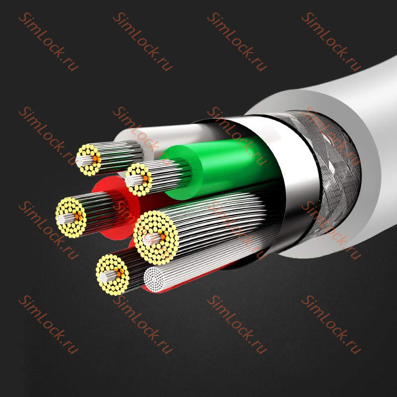 Кабель USB - Type-C HOCO X23 Skilled, 2.1А, 100см, белый