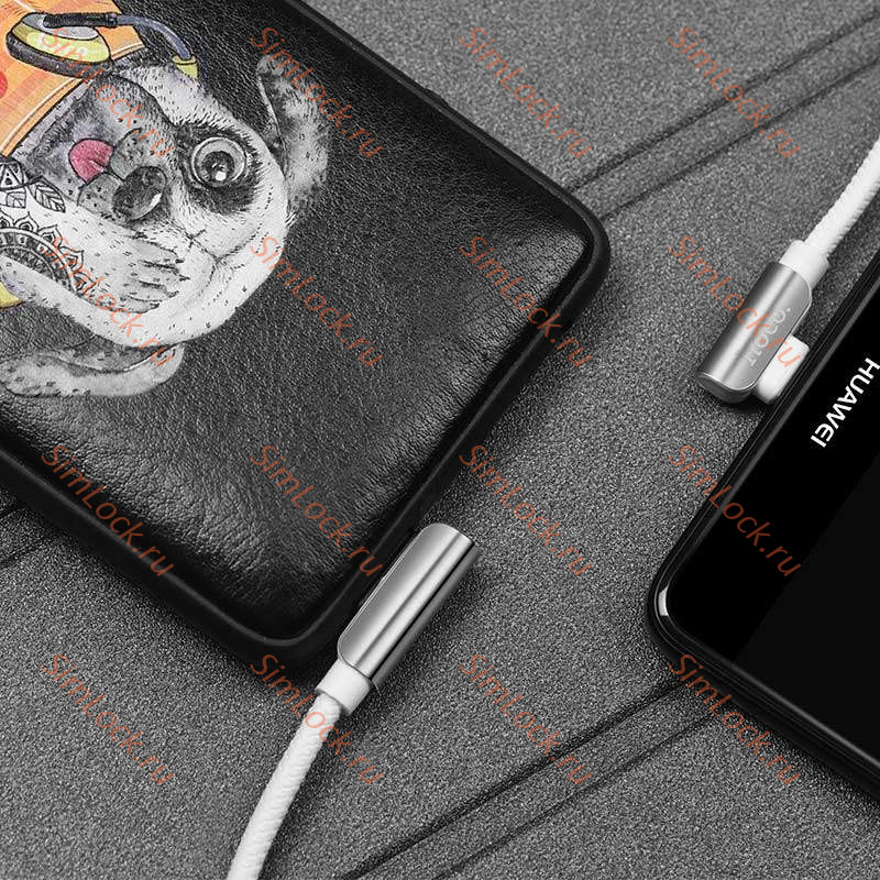 Кабель USB - Type-C HOCO U42 exquisite steel, 2.4А, 120см, белый, двусторонний USB