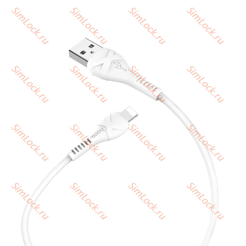 Кабель USB - Lightning HOCO X37, 2.4А, 100см, белый