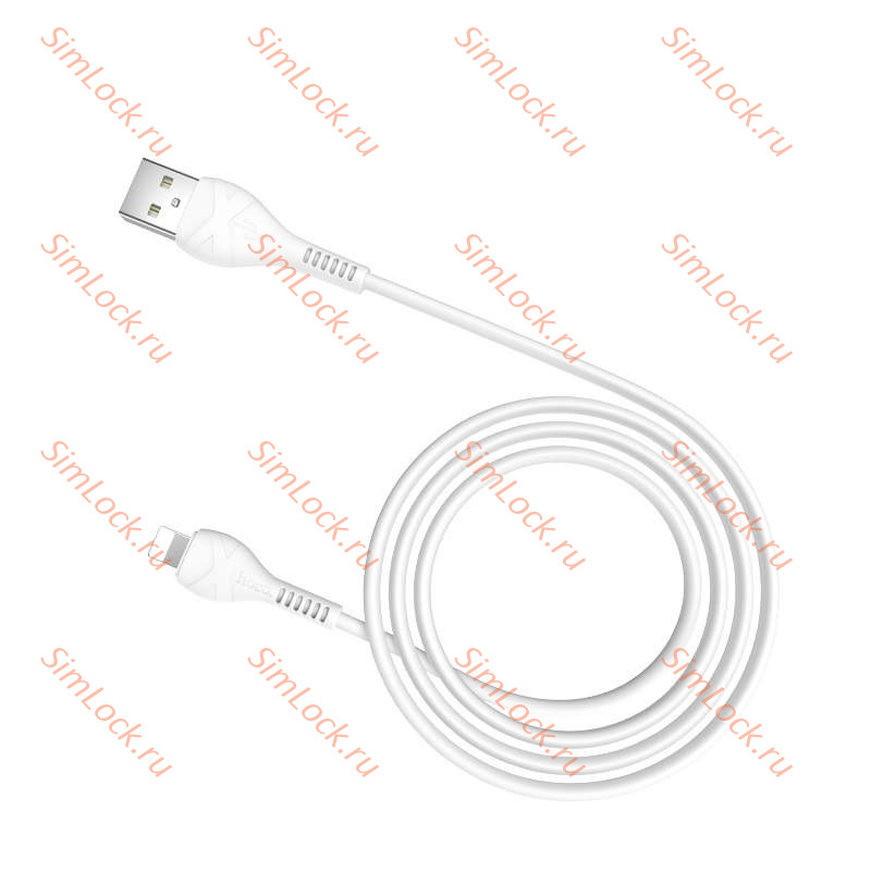 Кабель USB - Lightning HOCO X37, 2.4А, 100см, белый