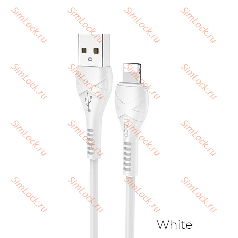 Кабель USB - Lightning HOCO X37, 2.4А, 100см, белый
