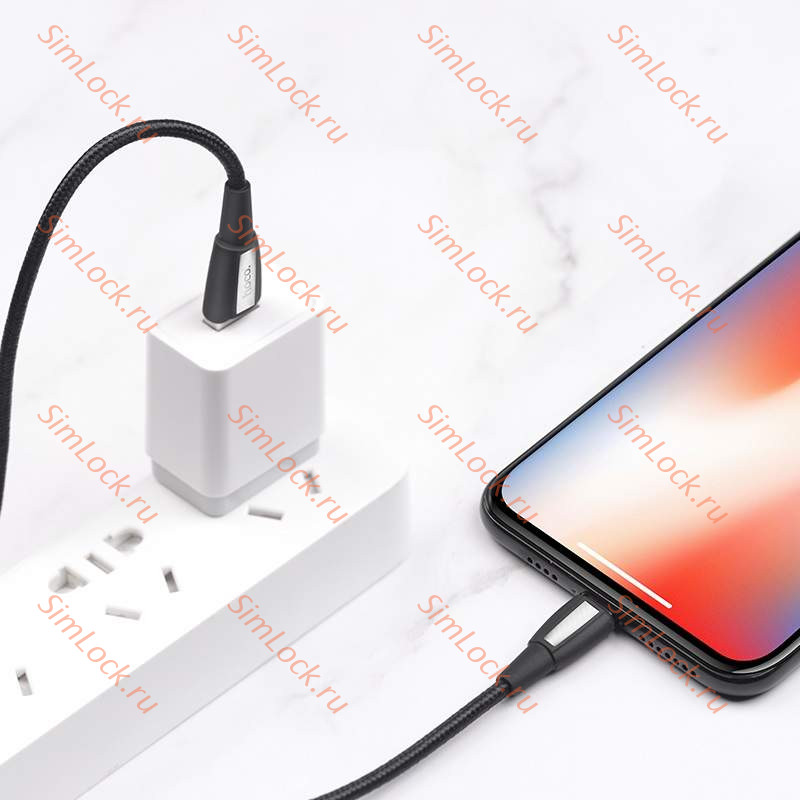 Кабель USB - Lightning HOCO X39, 2.4А, 100см, черный
