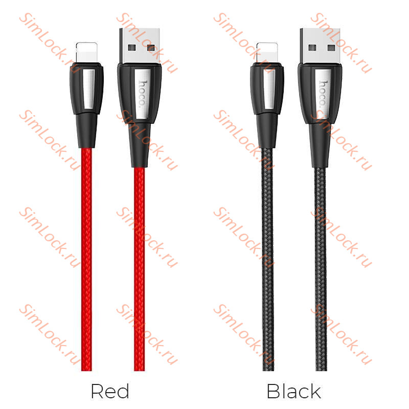 Кабель USB - Lightning HOCO X39, 2.4А, 100см, черный