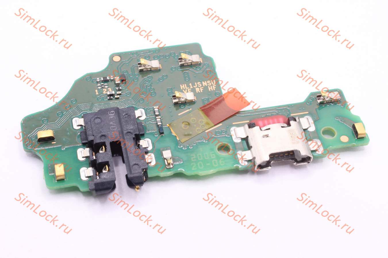 Нижняя плата (шлейф) Honor 8X, 9X Lite, Huawei Y9 (2019) с разъемом зарядки, оригинал