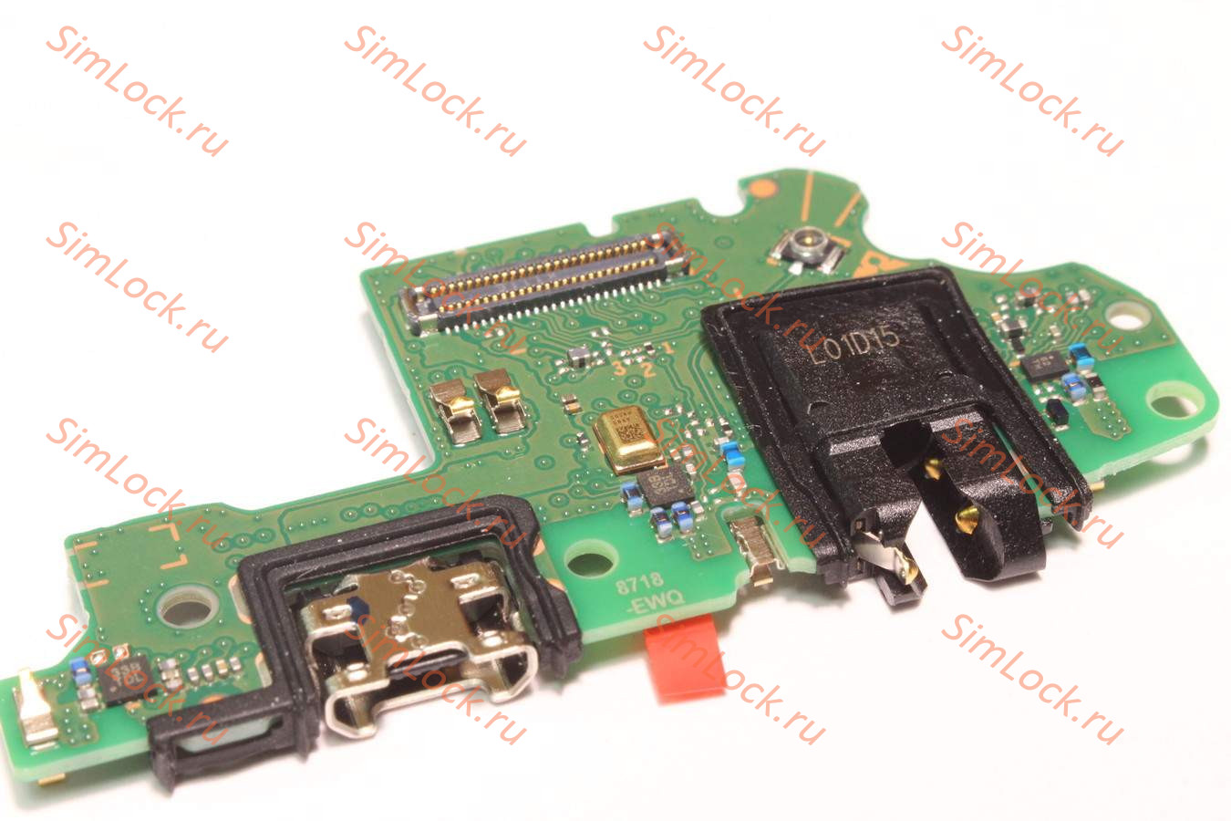 Нижняя плата (шлейф) Honor 10 Lite (HRY-LX1, HRY-L21A, HRY-L21B) с разъемом зарядки, оригинал