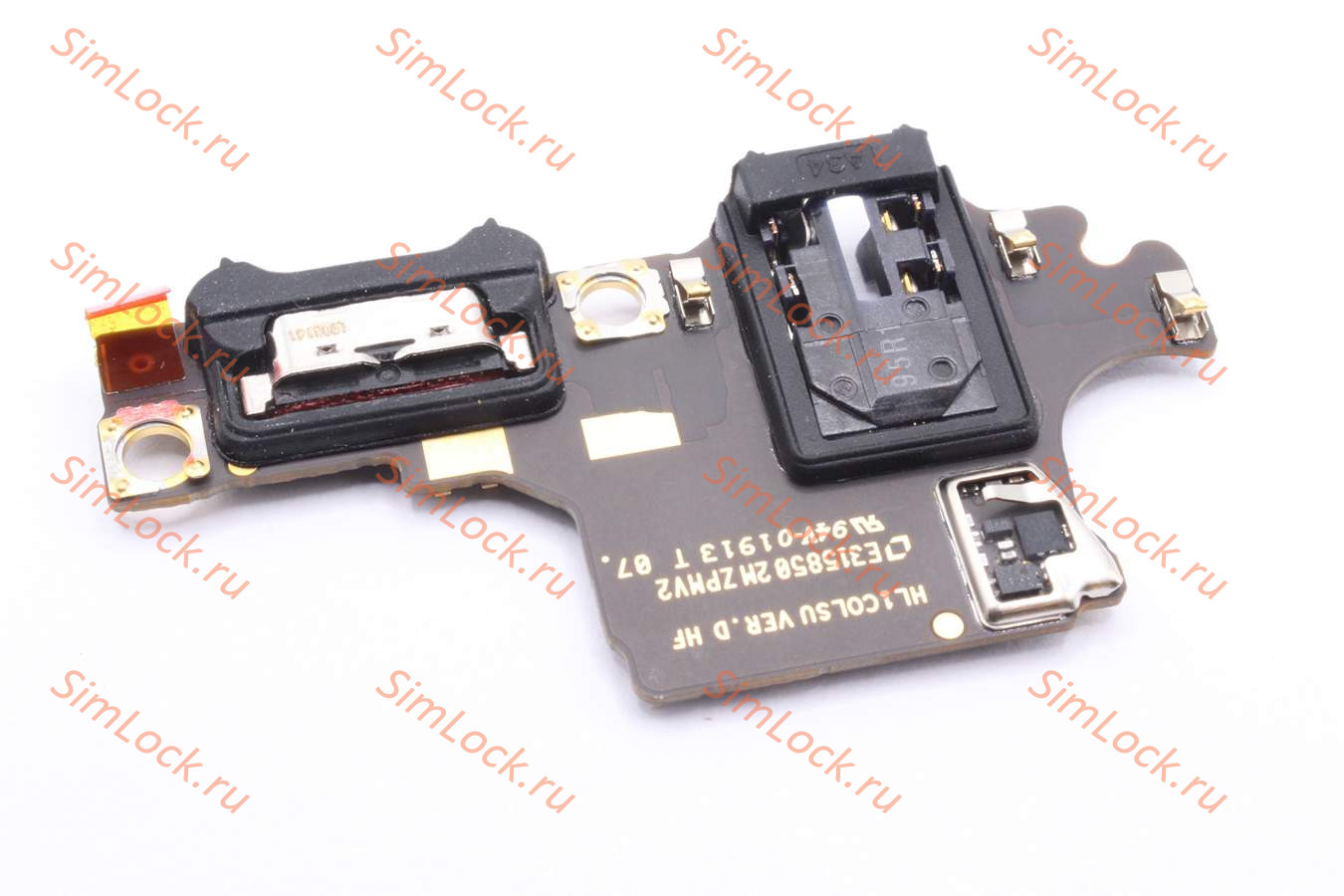 Нижняя плата (шлейф) Honor 10 (COL-L29) с разъемом зарядки, оригинал