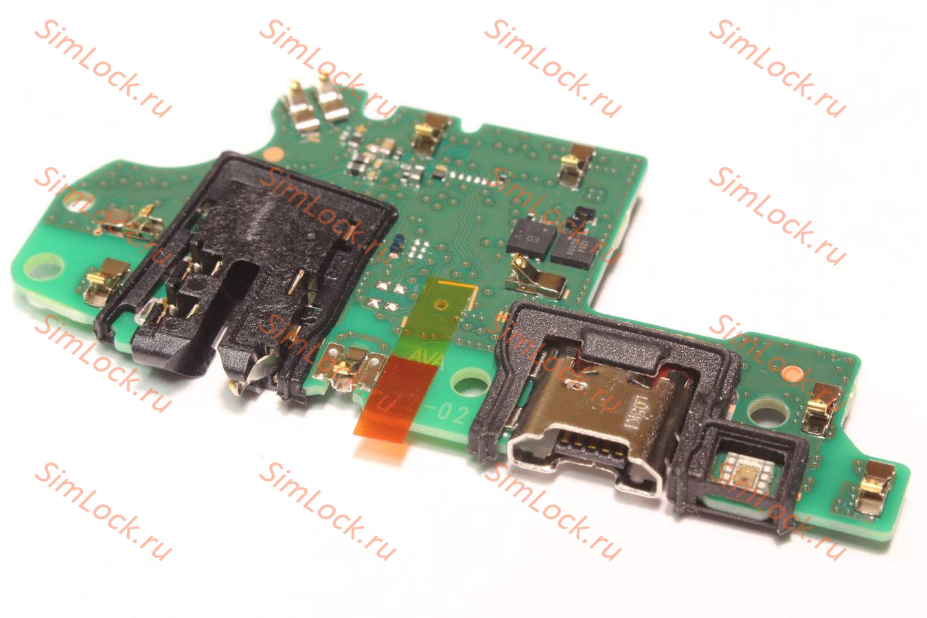 Нижняя плата (шлейф) Honor 10i (HRY-LX1T, HRY-L21CT) с разъемом зарядки, оригинал