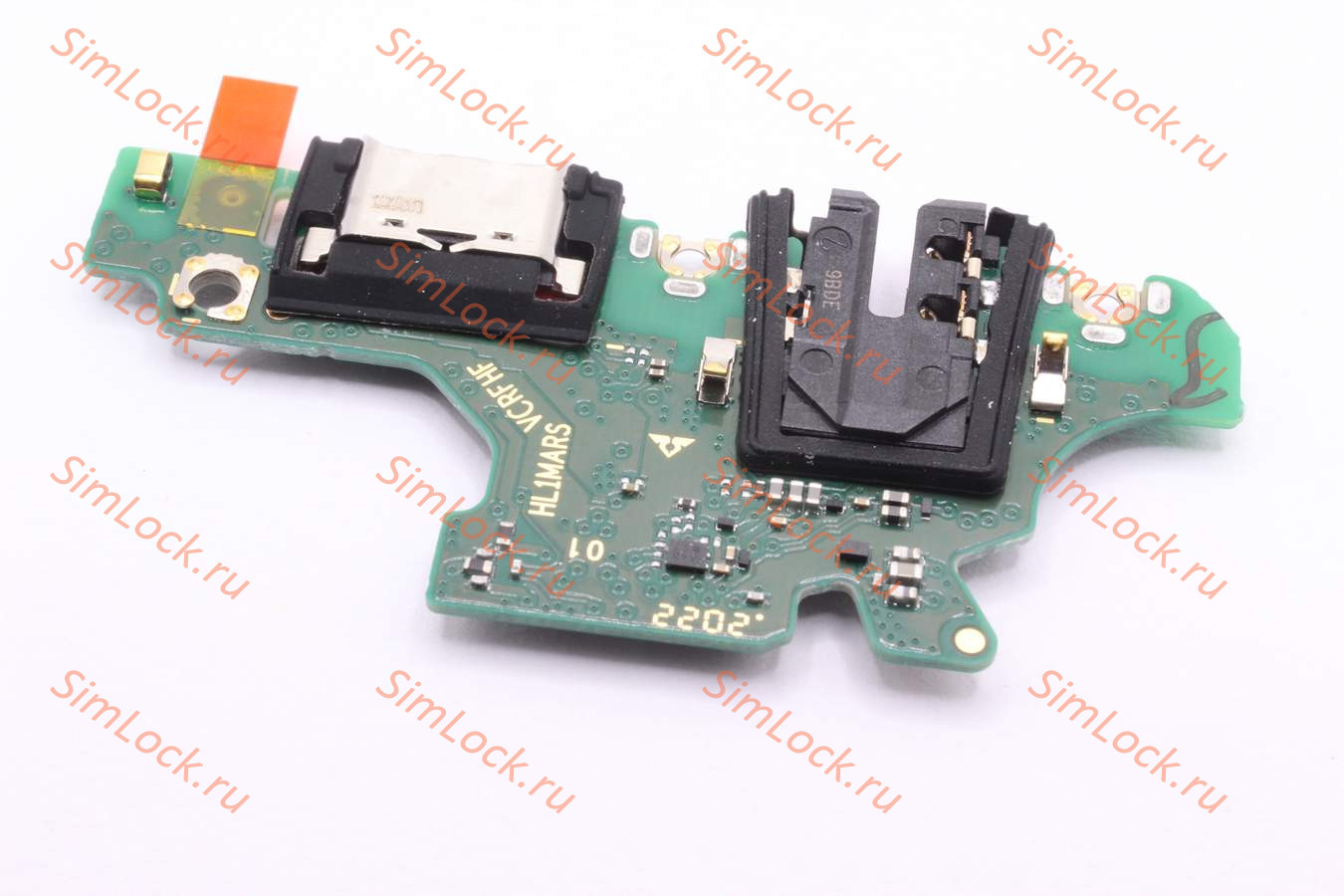 Нижняя плата (шлейф) Honor 20S (MAR-LX1H), 20 Lite, Huawei P30 Lite (MAR-LX1M) с разъемом зарядки, оригинал