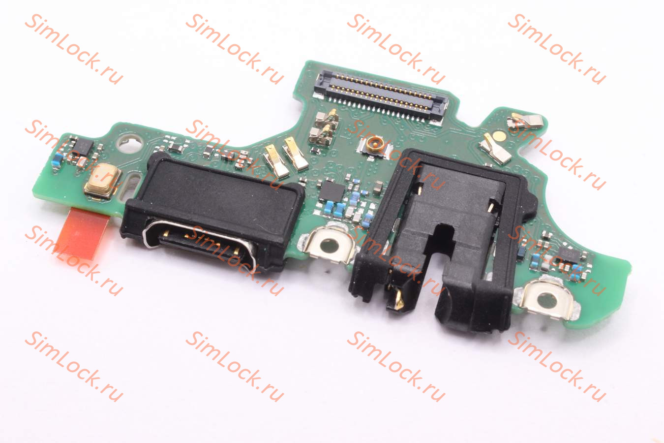 Нижняя плата (шлейф) Honor 20S (MAR-LX1H), 20 Lite, Huawei P30 Lite (MAR-LX1M) с разъемом зарядки, оригинал