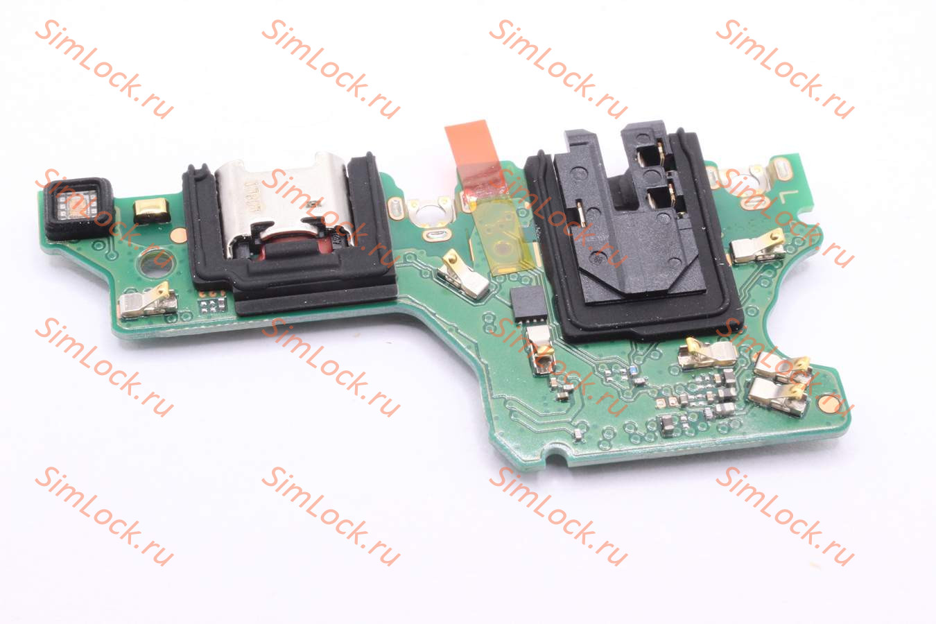 Нижняя плата (шлейф) Honor 9C (AKA-L29), Huawei P40 Lite E (ART-L29N) с разъемом зарядки, оригинал