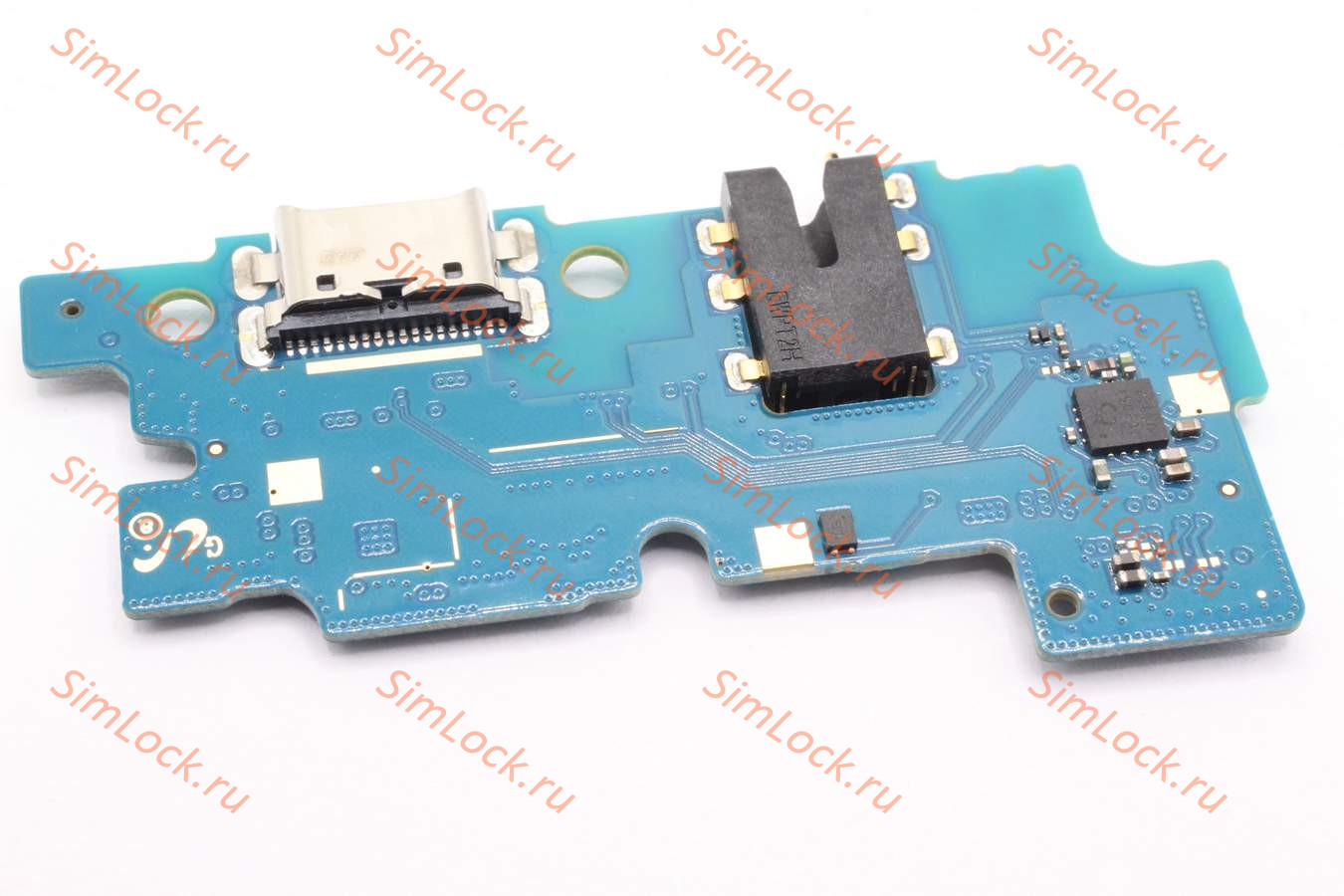 Нижняя плата (шлейф) Samsung A205FN Galaxy A20 с разъемом зарядки, К-1